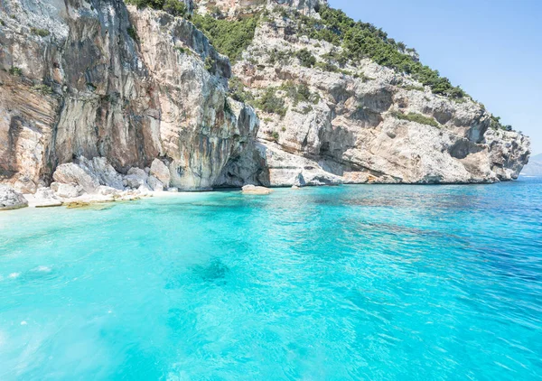 Famosa Cala Mariolu Golfo Orosei Cerdeña Italia — Foto de Stock