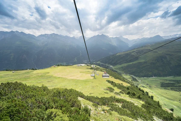 Paisagem Verão Idílica Nos Alpes Austríacos Saint Anton Tirol — Fotografia de Stock