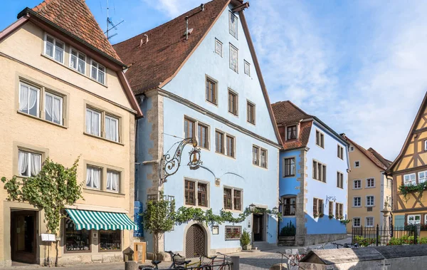 Rothenburg Der Tauber Casa Tradicional Alemana Alemania —  Fotos de Stock