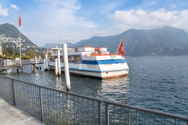 Lugano Gölü manzaralı, İsviçre