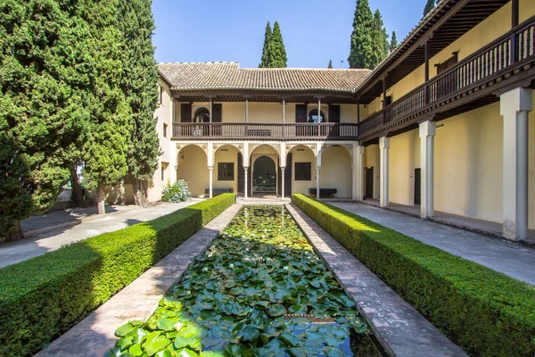 Dwór Chapiz Casa Del Chapiz Granada Andaluzja Hiszpania — Zdjęcie stockowe