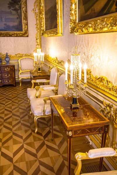 Residenza Campagna Reale Del Palazzo Caterina Zarskoe Selo San Pietroburgo — Foto Stock