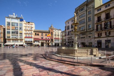 Constitution Square of Malaga (Constitution Plaza Malaga) Andalucia, Spain