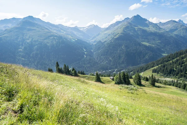 Idyllisch Zomerlandschap Oostenrijkse Alpen Saint Anton Tirol — Stockfoto