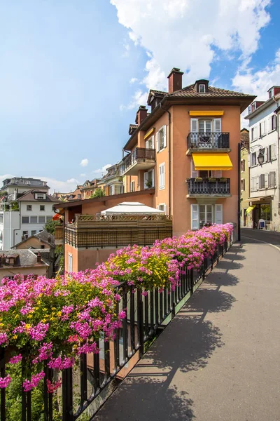 Building Architecture Montreux Switzerland — Stok fotoğraf