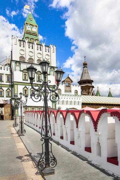 Izmailovského Kreml Tradičním Ruském Stylu Moskvě Rusko — Stock fotografie