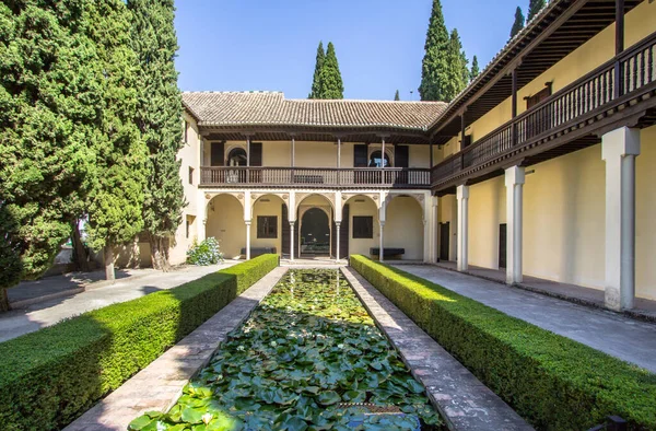 Corte Casa Chapiz Casa Del Chapiz Granada Andalusia Spagna — Foto Stock