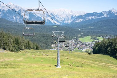 Idyllic summer landscape in Seefeld, Austria