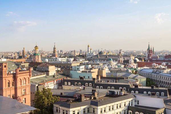 Panoramisch Uitzicht Het Centrum Van Moskou Rusland — Stockfoto