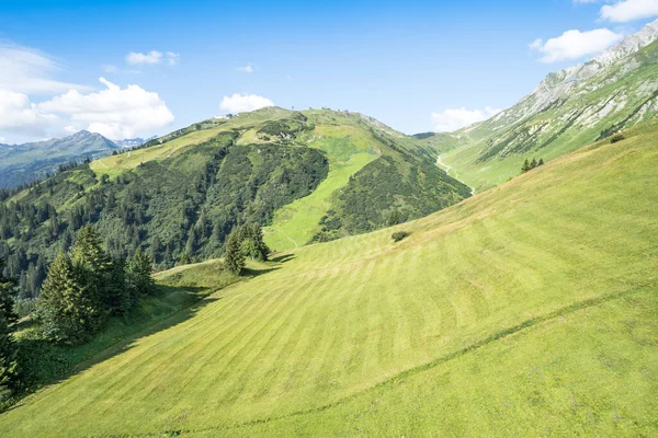 Paisaje Idílico Verano Los Alpes Austriacos Saint Anton Tirol — Foto de Stock