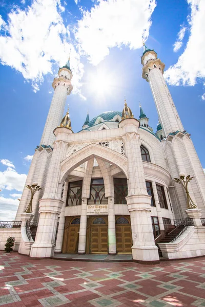 Kazan Tataristan Rusya Daki Kul Sharif Camii Manzarası — Stok fotoğraf