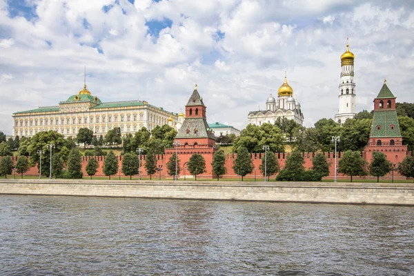 Panoramisch Uitzicht Het Moskou Kremlin Panorama Rusland — Stockfoto