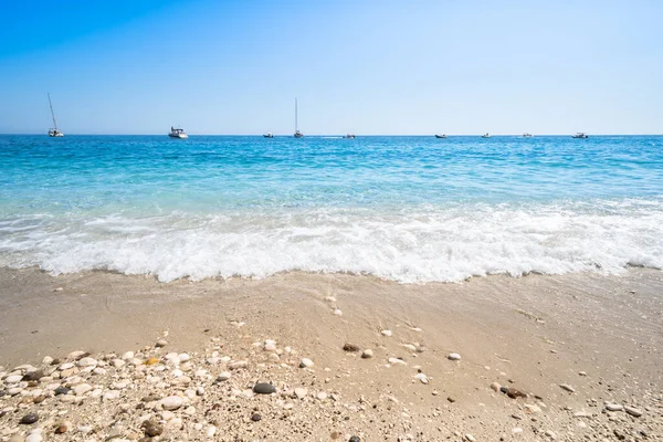 Agua Mar Color Azul Golfo Orosei Cerdeña Italia — Foto de Stock