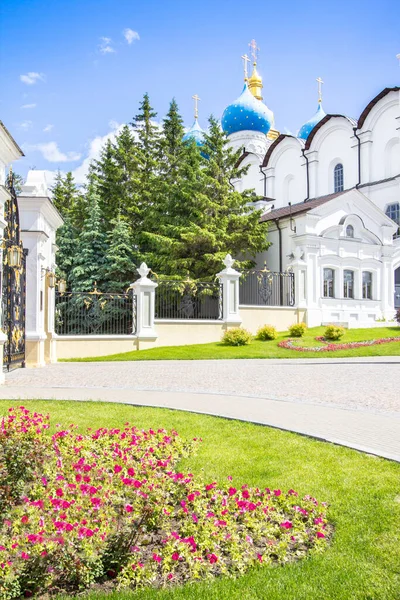 Monumento Los Arquitectos Del Kremlin Kazán Catedral Anunciación Kazán Kremlin —  Fotos de Stock