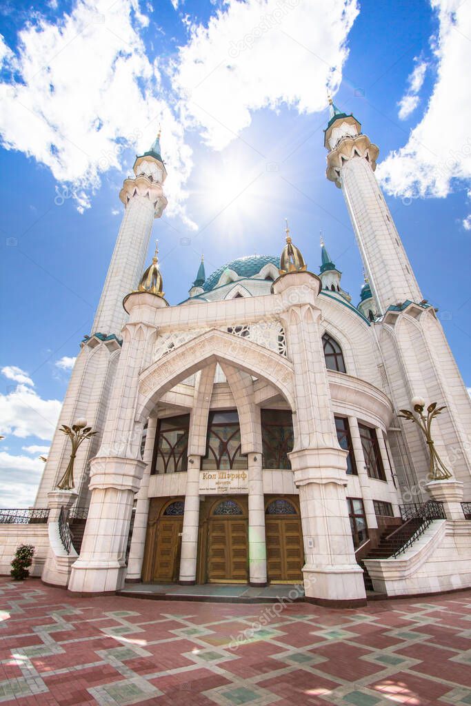 View of the Kul-Sharif-Mosque in Kazan, Tatarstan, Russia