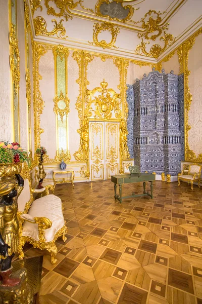 Πρώην Βασιλική Εξοχική Κατοικία Του Catherine Palace Tsarskoye Selo Αγία — Φωτογραφία Αρχείου