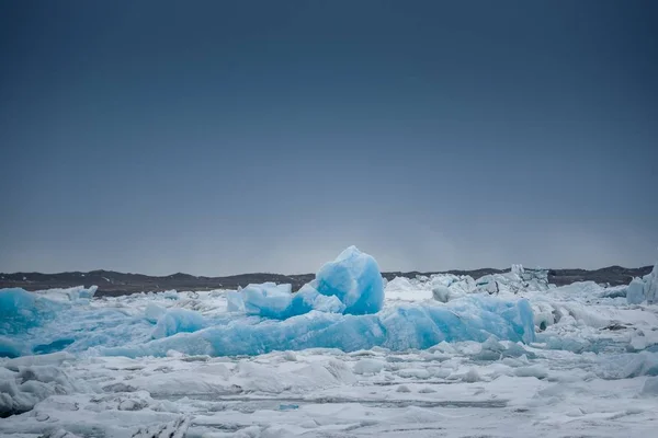 Blaue Eisberge Nahaufnahme — Stockfoto