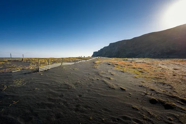 Παραλία κοντά στην Ισλανδία Vik — Φωτογραφία Αρχείου