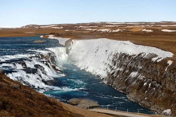 Wasserfall in Island — Stockfoto