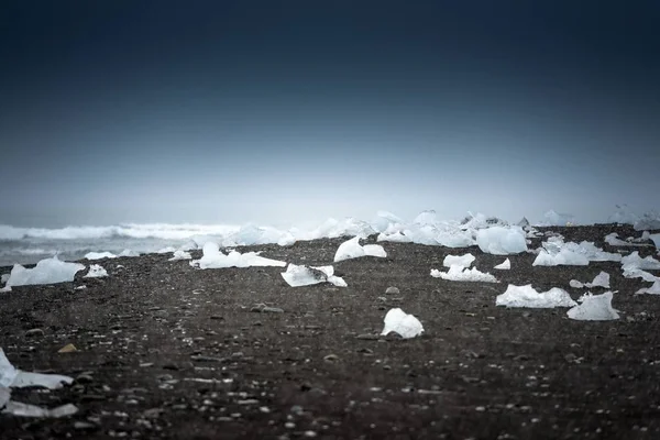 Icebergs en laguna glaciar —  Fotos de Stock