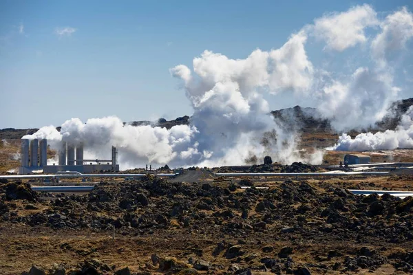 Geothermally active ground — Stock Photo, Image