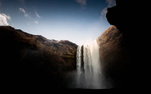 Vodopád na Islandu — Stock fotografie