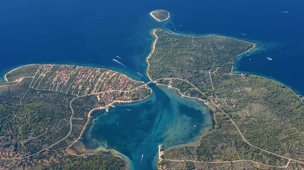 Letecký pohled na Chorvatsko — Stock fotografie