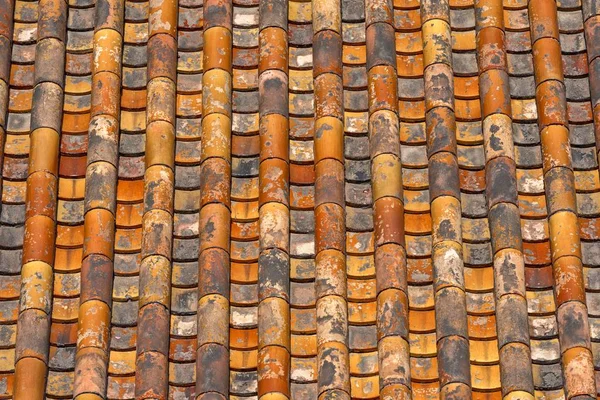 Telha chinesa clássica no telhado — Fotografia de Stock