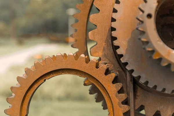 Old gears and cogs — Stock Photo, Image