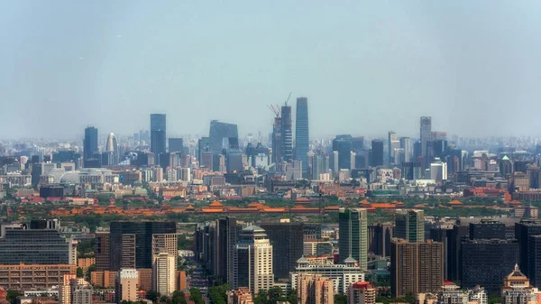 Beijing aus der Luft — Stockfoto