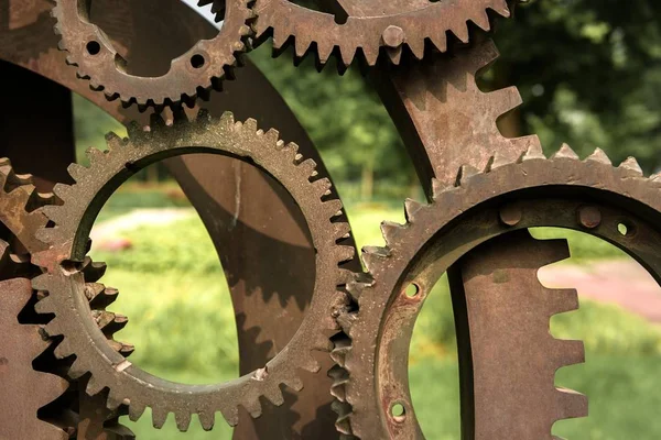 Old gears and cogs — Stock Photo, Image