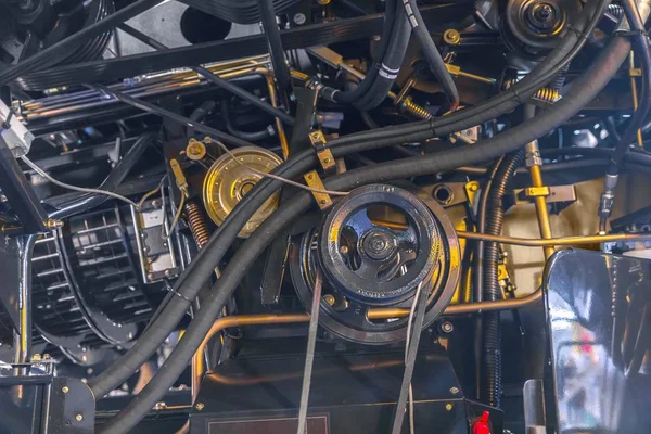 Motoru bir endüstriyel mekanizmasının bir parçası — Stok fotoğraf