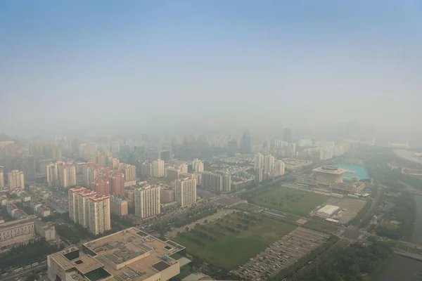 Fumaça pesada em Beijing — Fotografia de Stock