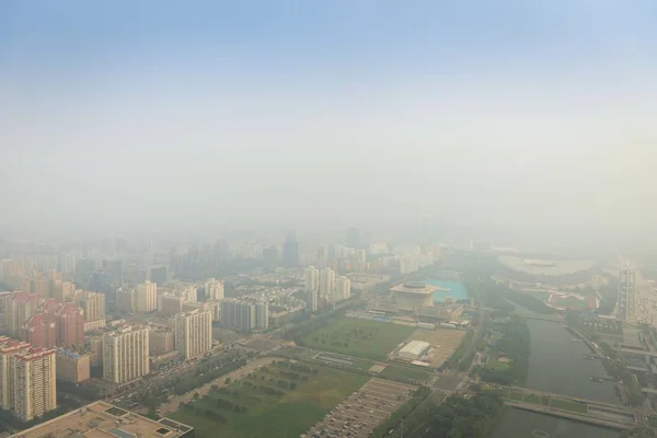 Starker Smog in Peking — Stockfoto