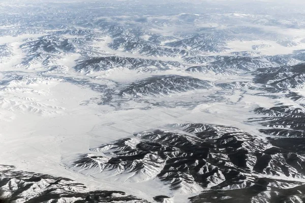 Vue aérienne au-dessus de l'Himalaya — Photo