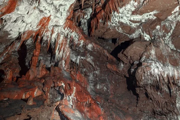 Yeraltı mağara doku closeup fotoğraf — Stok fotoğraf