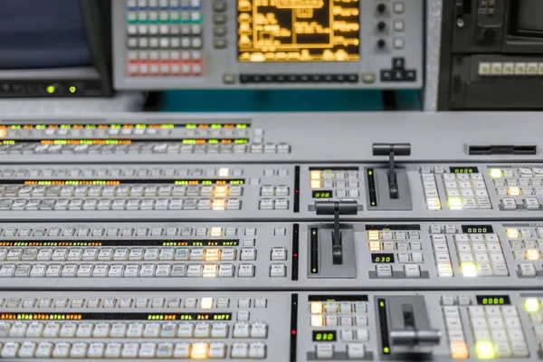 Studio control panel close up photo — Stock Photo, Image