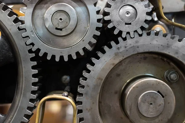 Clean gears and cogs — Stock Photo, Image