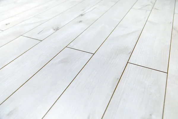 White wooden floor as background texture — Stock Photo, Image