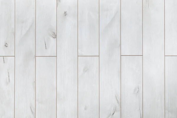 背景テクスチャとして白い木の床 — ストック写真