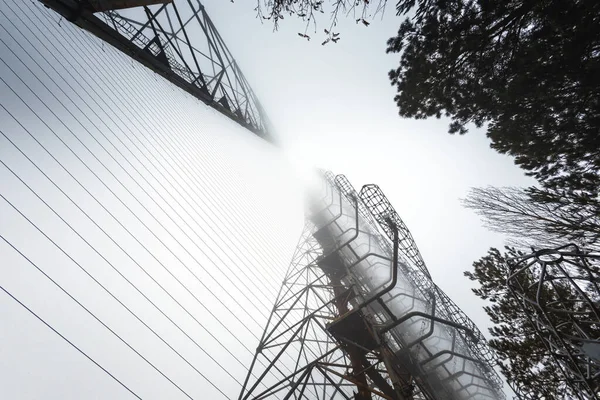 Duga-Antennenkomplex in der Sperrzone von Tschernobyl 2019 — Stockfoto