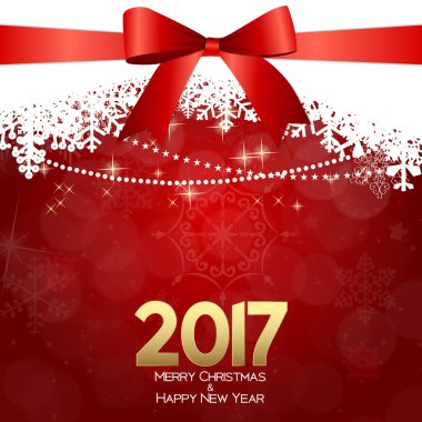 Soyut güzellik Noel ve 2017 yeni yıl arka plan. Ben vektör