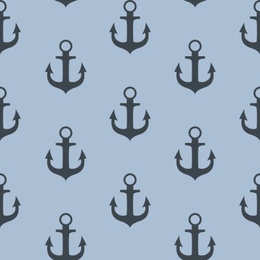 Çapa Dikişsiz desen arka plan vektör çizim