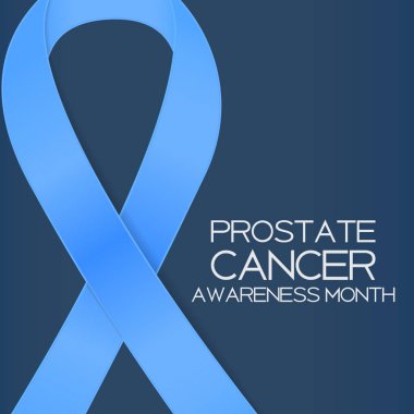 Dünya Prostat Kanseri Bilinçlendirme günü Conce mavi şerit simgesi
