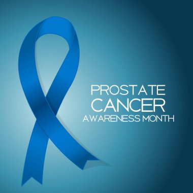 Dünya Prostat Kanseri Bilinçlendirme günü Conce mavi şerit simgesi