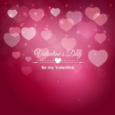 Sevgililer s gün kalp sembolü. Sevgi ve duygularını arka plan Desig