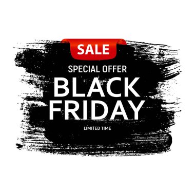 Kara Cuma Sancak Şablonu. vektör illüstrasyonu