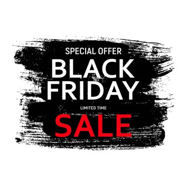 Kara Cuma Sancak Şablonu. vektör illüstrasyonu