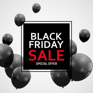 Kara Cuma Sancak Şablonu. vektör illüstrasyonu