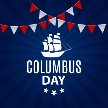 Kolomb Günü vektör çizim